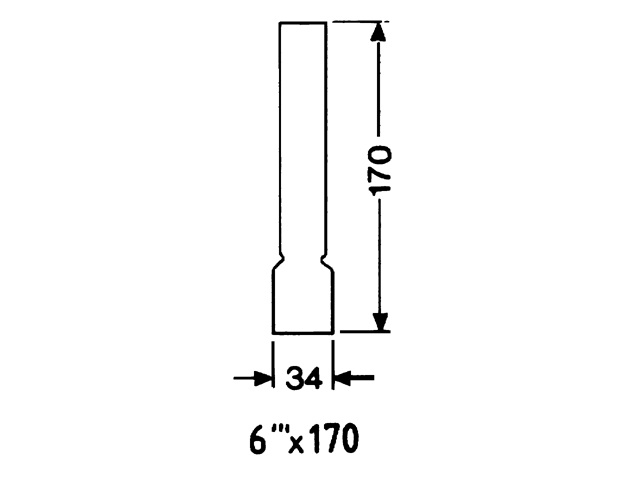DHR Lampeglas 6 ligne 170mm