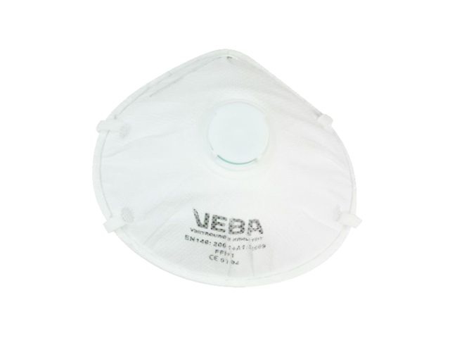 Veba Monkapje FFP1 met ventiel (3 stuks)