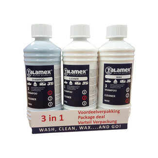 Talamex Onderhoudsset shampoo, cleaner en wax