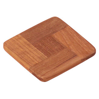 Eude Onderzetter teak 'coaster' (set 4 stuks)