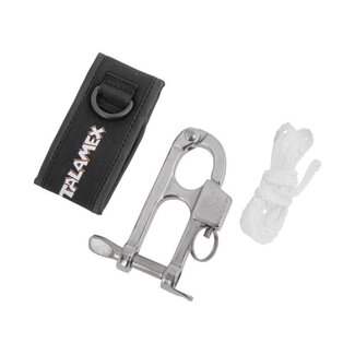 Talamex Quick Release funtube sluiting incl. polsbandje en 130cm lijn