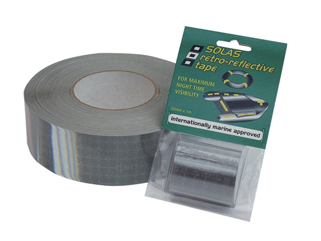 PSP Reflecterende tape solas zilver 50mm 1m