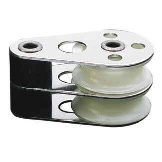 Ronstan RF417 2-schijfs blok rvs