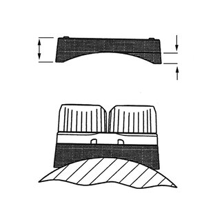 Ronstan RF5416 medium curved suRF base