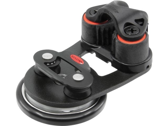 Ronstan RF70 Swivel cleat base with 15mm BB sheaves