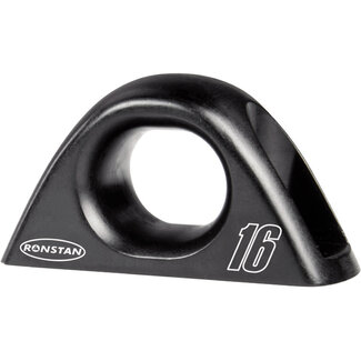 Ronstan RF8091-16 ropeglide fairlead single zwart 16mm