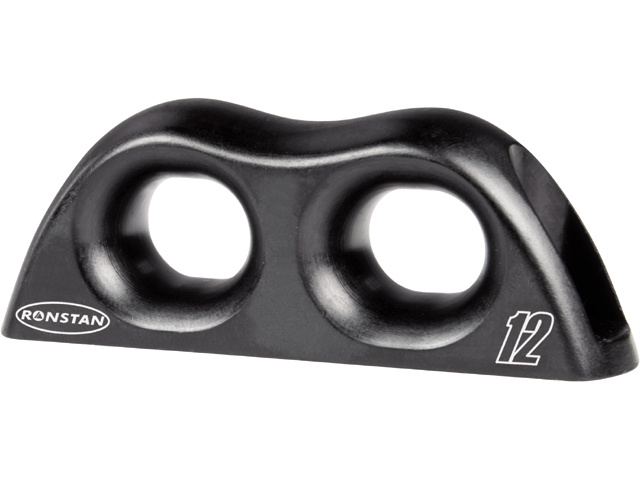 Ronstan RF8092-12 ropeglide fairlead double zwart 12mm