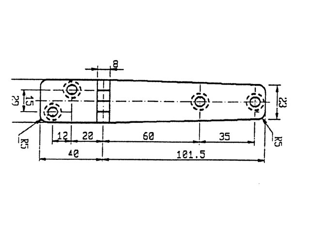 Talamex Scharnier rvs 141.5x29mm 90°