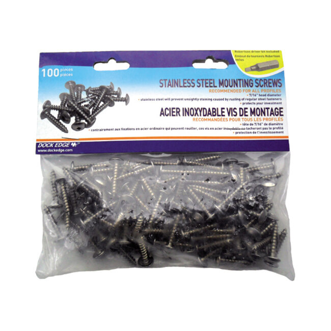 Dockedge Schroeven tbv montage steigerstootrand (100stk)