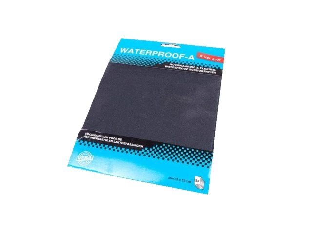 Veba Schuurpapier waterproof grof (5 vel)