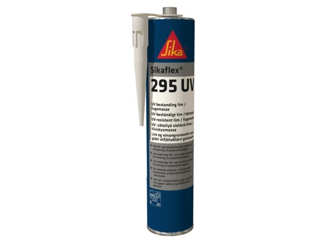 Sika Sikaflex 295UV marine zwart, alleen voor professioneel gebruik!