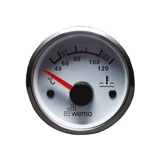 Wema Silver serie watertemperatuur wit