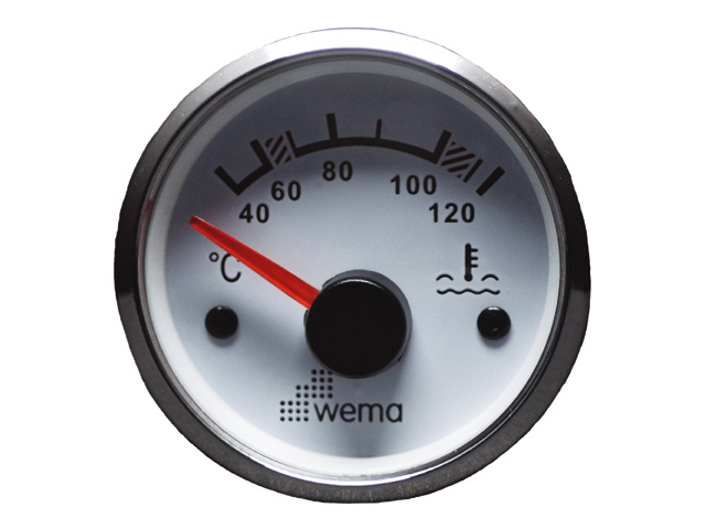 Wema Silver serie watertemperatuur wit