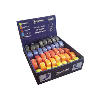 Talamex Spanband assortiment 5 kleurenx8 stuks