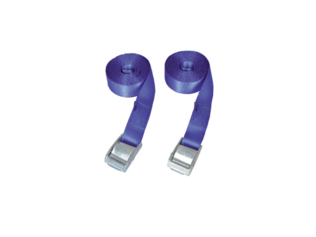 Talamex Spanband met klemgesp 25mm 2.5m blauw