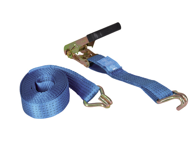 Talamex Spanband met ratelgesp & j-haak 50mm 6.0m