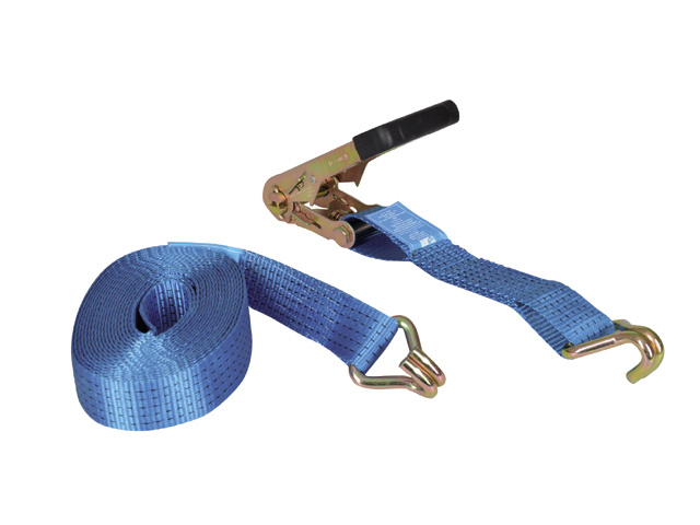 Talamex Spanband met ratelgesp & j-haak 50mm 8.0m
