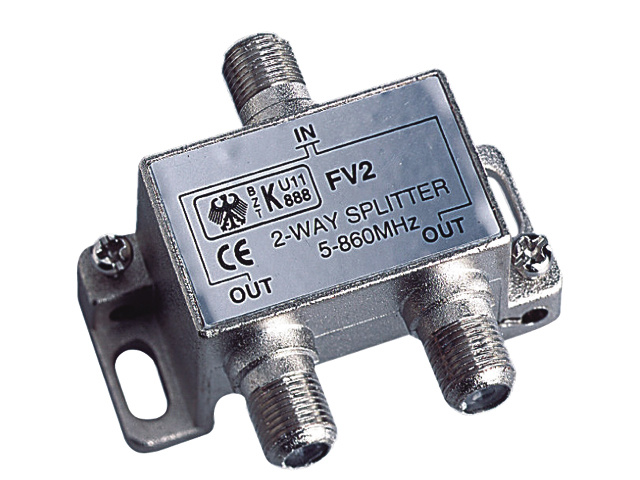 Glomex Splitter 2-weg TV/radio
