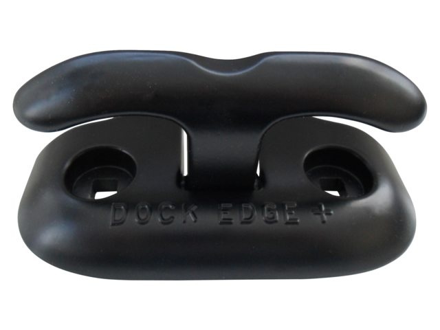 Dockedge Steiger Cleat flip-up kikker 15,2cm zwart