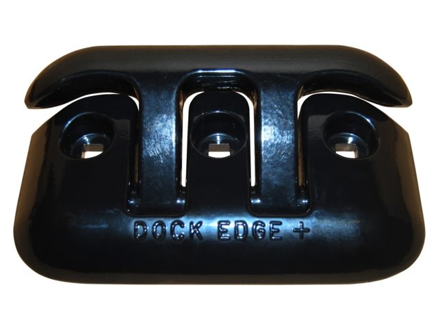 Dockedge Steiger Cleat flip-up kikker 20,3cm zwart