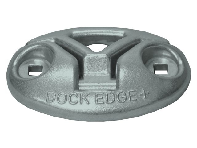 Dockedge Steiger Cleat flip-up kikker 8,9cm gepolijst