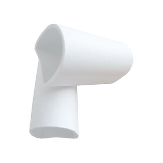 Dockedge Steigerstootrand p-connector wit (2pcs)