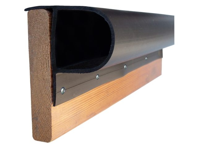 Dockedge Steigerstootrand p-profiel zwart 2.4m