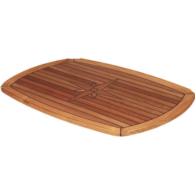 Eude Tafelblad teak 'classic comfort' 61x94cm