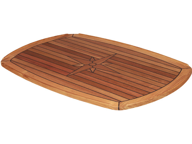 Eude Tafelblad teak 'classic comfort' 61x94cm