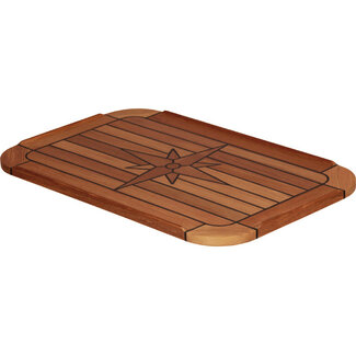 Eude Tafelblad teak 'classic soft' 37x60cm