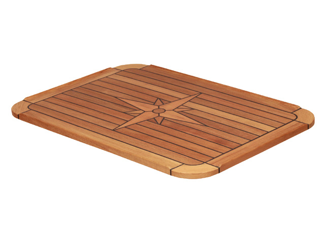 Eude Tafelblad teak 'classic soft' 51x75cm