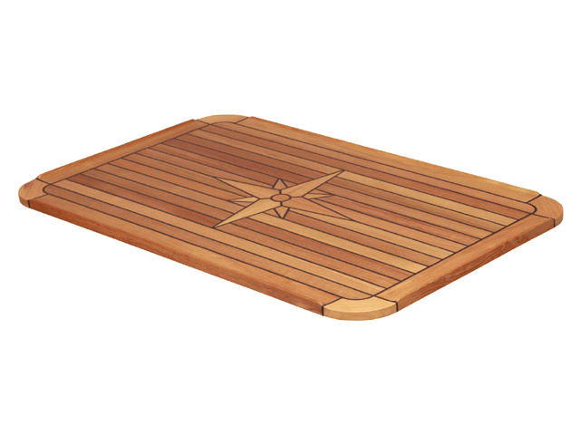 Eude Tafelblad teak 'classic' soft 58x90cm