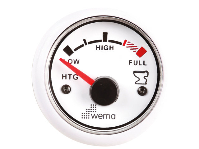 Wema Tankmeter vuilwater wit