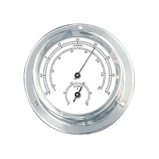 Talamex Thermo-hygrometer verchroomd 110/84mm
