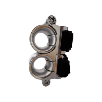 Facnor Twin fairlead (rope hole ø20) for stanchion 28mm