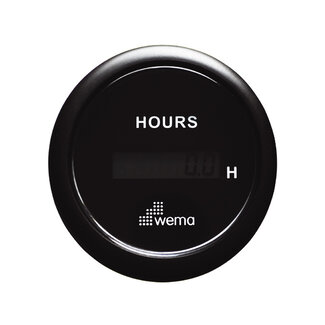 Wema Urenteller zwart