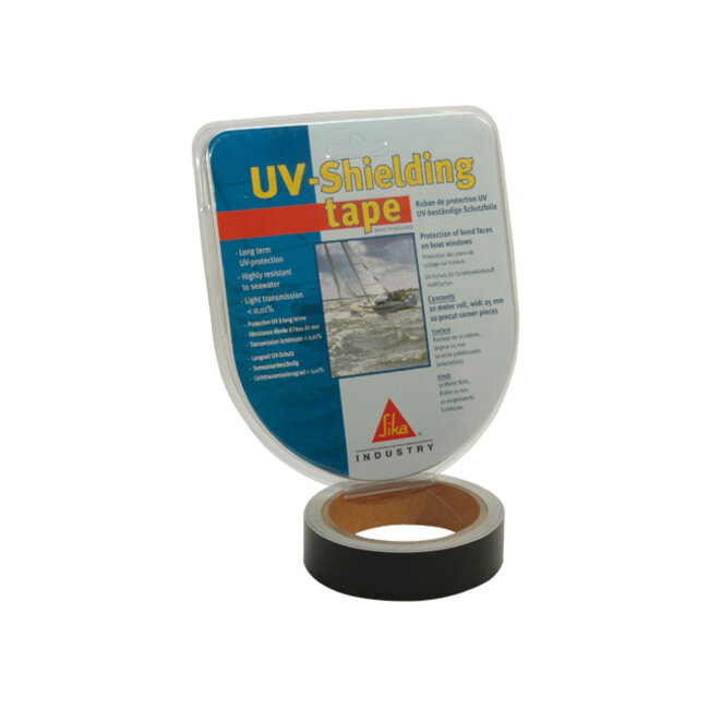 Sika UV shielding tape + hoekjes zwart