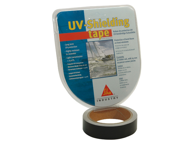 Sika UV shielding tape + hoekjes zwart