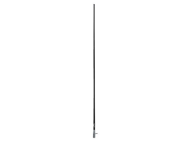 Glomex VHF antenne polyester zwart/chroom RA400CR/BK 1.5m