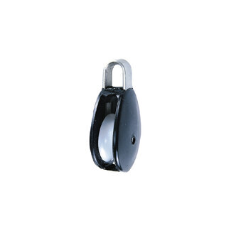 Talamex Vlaggelijnblok nylon zwart