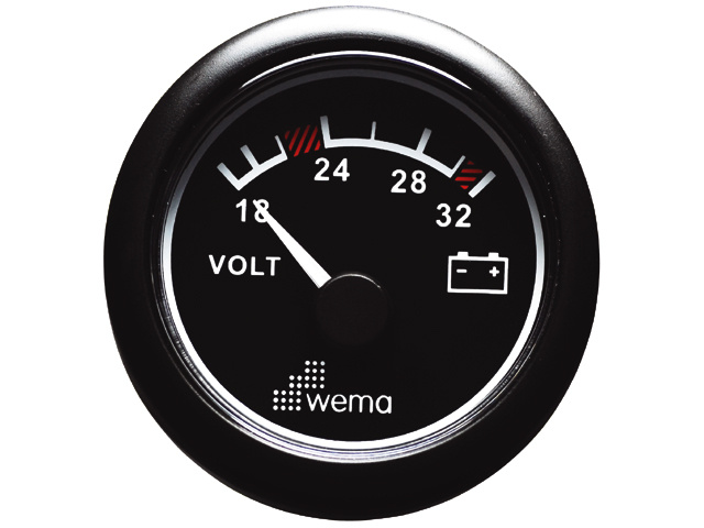 Wema Voltmeter 24V