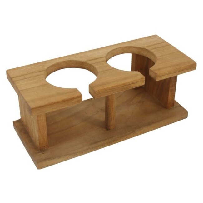 Eude Wijnglazenrek duo 21.5x9x9.5cm