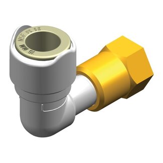 Whale WX1531 Bocht adapter 90° 1/2" BSP - female 15mm (2ST)