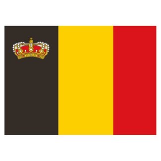 Talamex Belgische vlag met Kroon