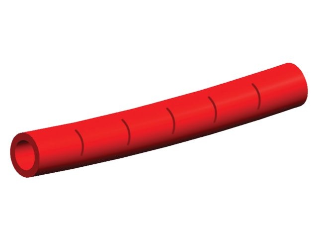 Whale Leiding 15mm rood
