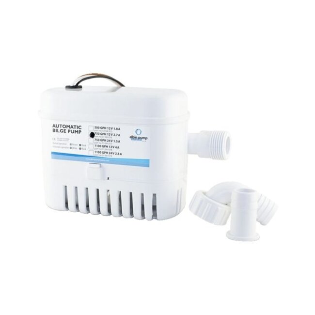 Albin pump marine Bilge pomp automatisch 750gph 12V