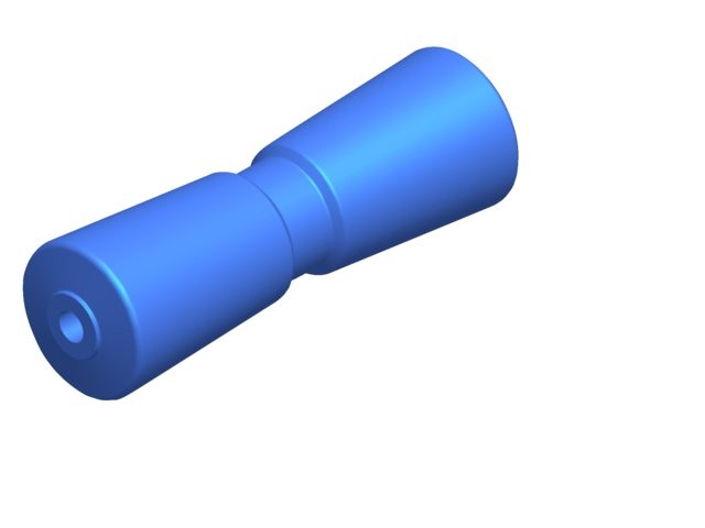 Talamex V-kielrol PU as 16mm
