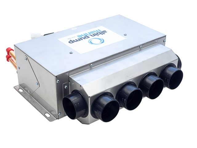 Albin pump marine Luchtverwarming premium 9KW 6 uitgangen