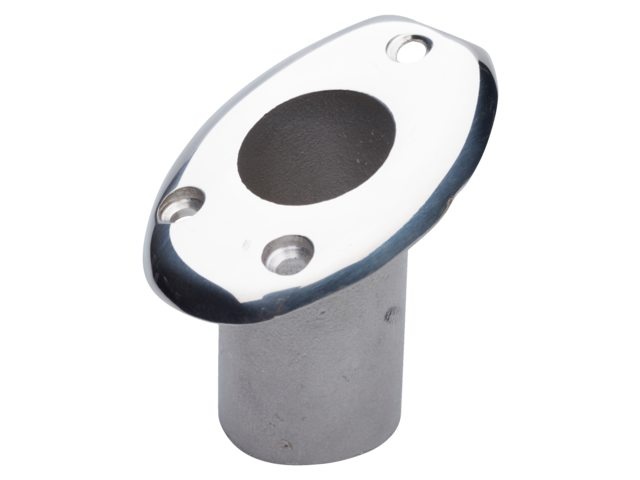 Talamex Vlaggenstokhouder snap-lock flush RVS