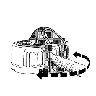 Ronstan RF geleider cleat fairlead zwart
